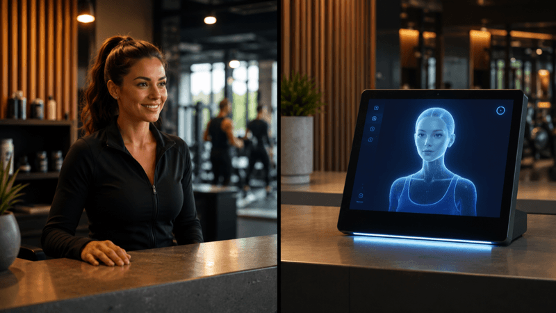 AI vs. Human Receptionist for Gyms: An Honest Comparison